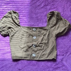 Cargo green blouse